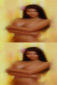 Dominant hot naked swinging women couple.